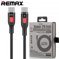 USB кабель Remax RC-151cc Type-C - Type-C черный