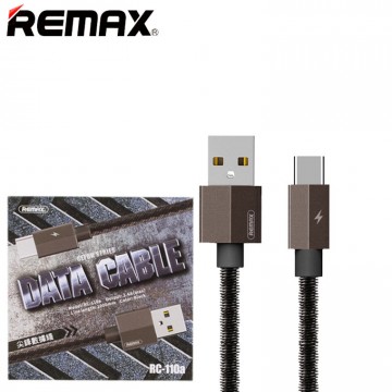 USB кабель Remax RC-110a Gefon Type-C 1m черный в Одессе