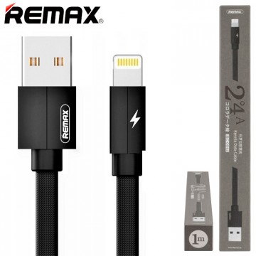 USB кабель Remax RC-094i Kerolla Lightning 1m черный в Одессе