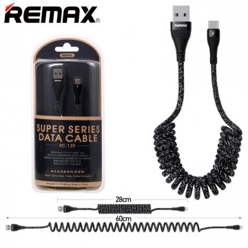 USB кабель Remax RC-139a Super Type-C черный в Одессе