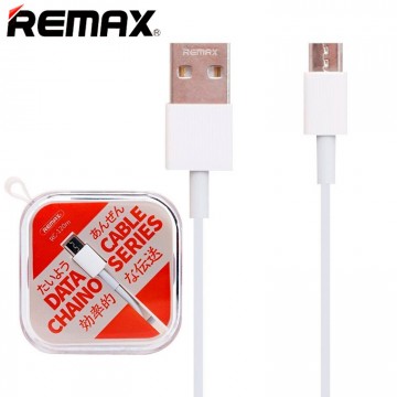 USB кабель Remax RC-120m Chaino micro USB белый в Одессе