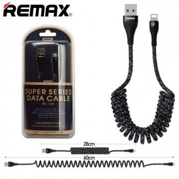 USB кабель Remax RC-139i Super Lightning черный в Одессе