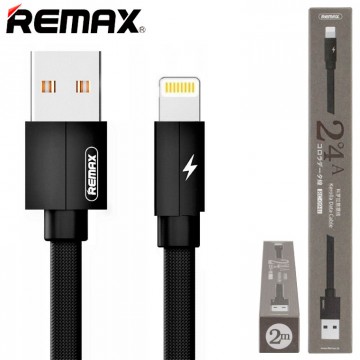 USB кабель Remax RC-094i Kerolla Lightning 2m черный в Одессе