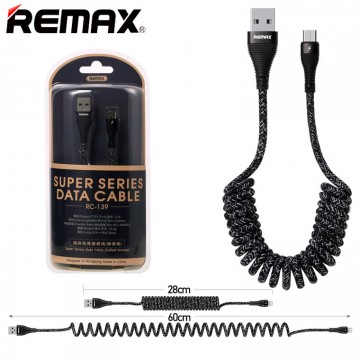 USB кабель Remax RC-139m Super micro USB черный в Одессе