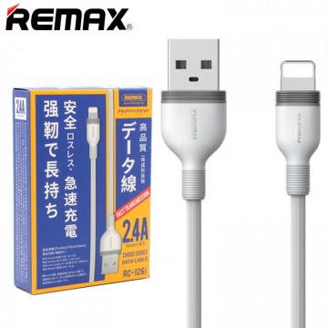 USB кабель Remax RC-126i Chooos Lightning белый в Одессе