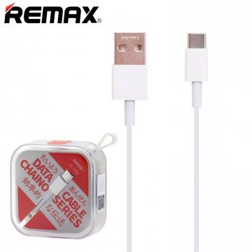 USB кабель Remax RC-120a Chaino Type-C белый в Одессе