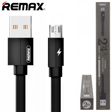 USB кабель Remax RC-094m Kerolla micro USB 2m черный в Одессе
