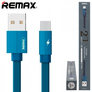 USB кабель Remax RC-094a Kerolla Type-C 1m синий в Одессе