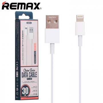 USB кабель Remax RC-120i mini Chaino 0.3m Lightning белый в Одессе