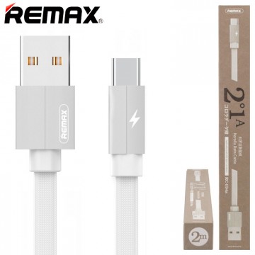 USB кабель Remax RC-094a Kerolla Type-C 2m белый в Одессе