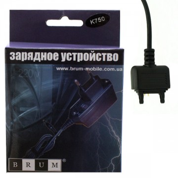 Сетевое зарядное устройство Sony Ericsson K750 в коробке Brum в Одессе