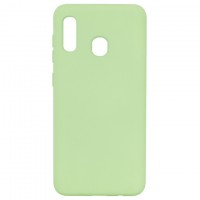 Чехол Silicone Cover Full Samsung A20e 2019 A202 салатовый