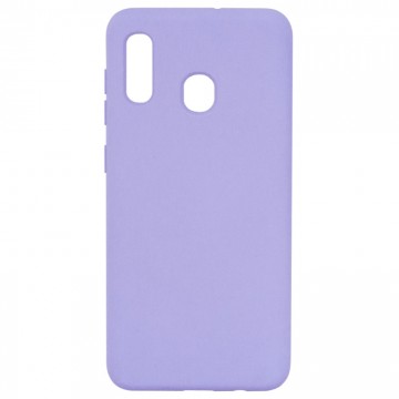 Чехол Silicone Cover Full Samsung A20 2019 A205, A30 2019 A305 сиреневый в Одессе