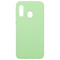 Чехол Silicone Cover Full Samsung A40 2019 A405 салатовый