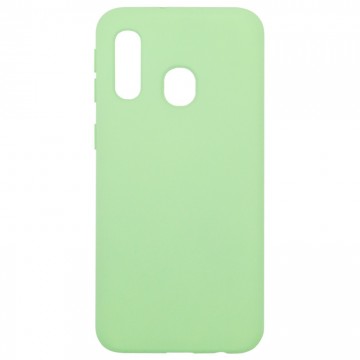 Чехол Silicone Cover Full Samsung A40 2019 A405 салатовый в Одессе