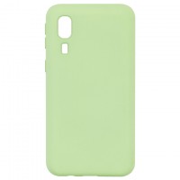 Чехол Silicone Cover Full Samsung A2 Core A260 салатовый