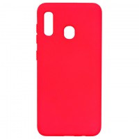 Чехол Silicone Cover Full Samsung A20e 2019 A202 красный