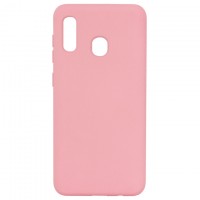 Чехол Silicone Cover Full Samsung A20e 2019 A202 розовый