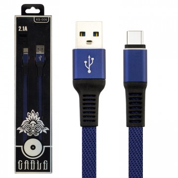 USB кабель XS-006 Type-C синий в Одессе