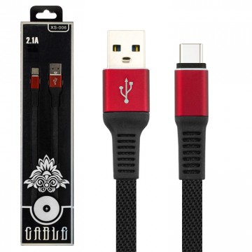 USB кабель XS-006 Type-C черный в Одессе