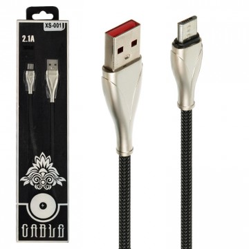 USB кабель XS-001 micro USB черный в Одессе