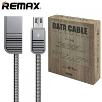 USB кабель Remax Linyo RC-088m micro USB серебристый