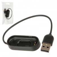 USB Кабель для Xiaomi mi band 4 тех.пак черный