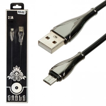 USB кабель XS-002 micro USB черный в Одессе