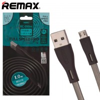 USB кабель Remax Full Speed Pro RC-090m micro USB черный