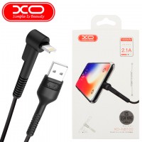 USB кабель XO NB100 Lightning 1m черный