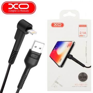 USB кабель XO NB100 Lightning 1m черный в Одессе