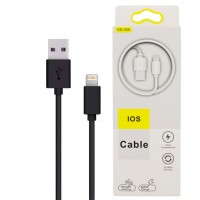 USB кабель XS-005 Lightning черный
