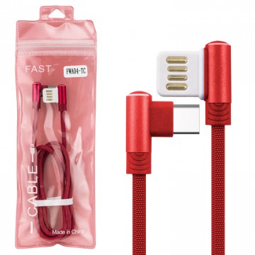 USB кабель FWA04-TC Type-C тех.пакет красный в Одессе