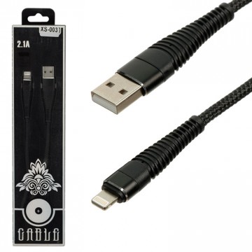 USB кабель XS-003 Lightning черный в Одессе