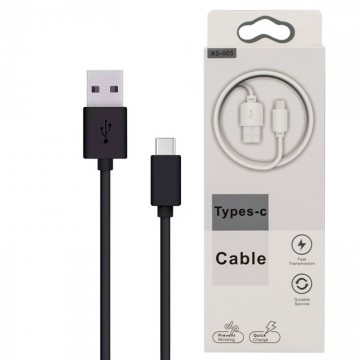 USB кабель XS-005 Type-C черный в Одессе