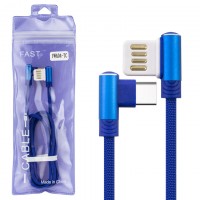 USB кабель FWA04-TC Type-C тех.пакет синий