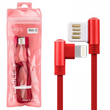 USB кабель FWA04-I6 Lightning тех.пакет красный в Одессе