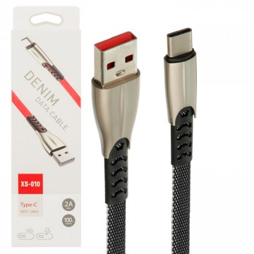 USB кабель XS-010 Type-C черный в Одессе