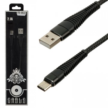 USB кабель XS-003 Type-C черный в Одессе