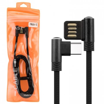 USB кабель FWA04-TC Type-C тех.пакет черный в Одессе
