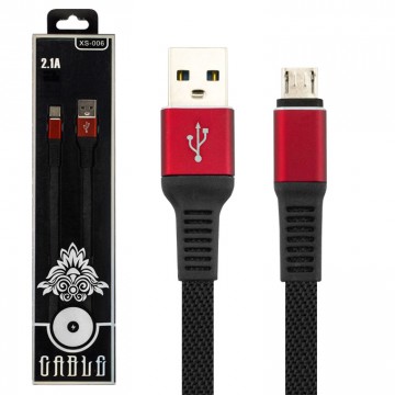 USB кабель XS-006 micro USB черный в Одессе