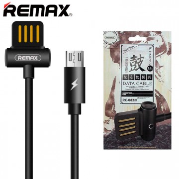 USB кабель Remax Waist Drum RC-082m micro USB черный в Одессе