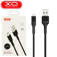 USB кабель XO NB51 micro USB 1m черный