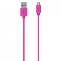 USB кабель Belkin micro USB тех.пакет малиновый