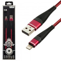 USB кабель XS-004 Lightning красный