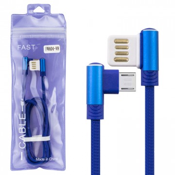 USB кабель FWA04-V8 micro USB тех.пакет синий в Одессе