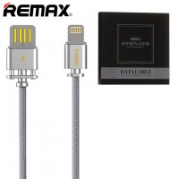 USB кабель Remax Dominator RC-064i Lightning серебристый