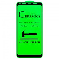 Защитное стекло Ceramics Anti-shock Samsung S9 Plus G965 black тех.пакет