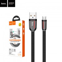 USB кабель Hoco U74 Grand micro USB 1.2М черный
