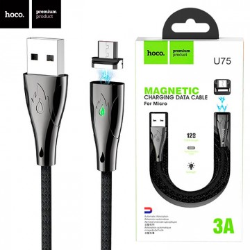 USB кабель Hoco U75 Blaze magnetic micro USB 1.2М черный в Одессе